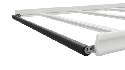 ROULEAU NOIR COMPLET AVEC FIXATIONS